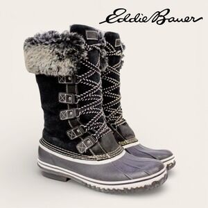 Eddie Bauer Hunt Pac Deluxe Boots Women's 9.5 US - Black 0097